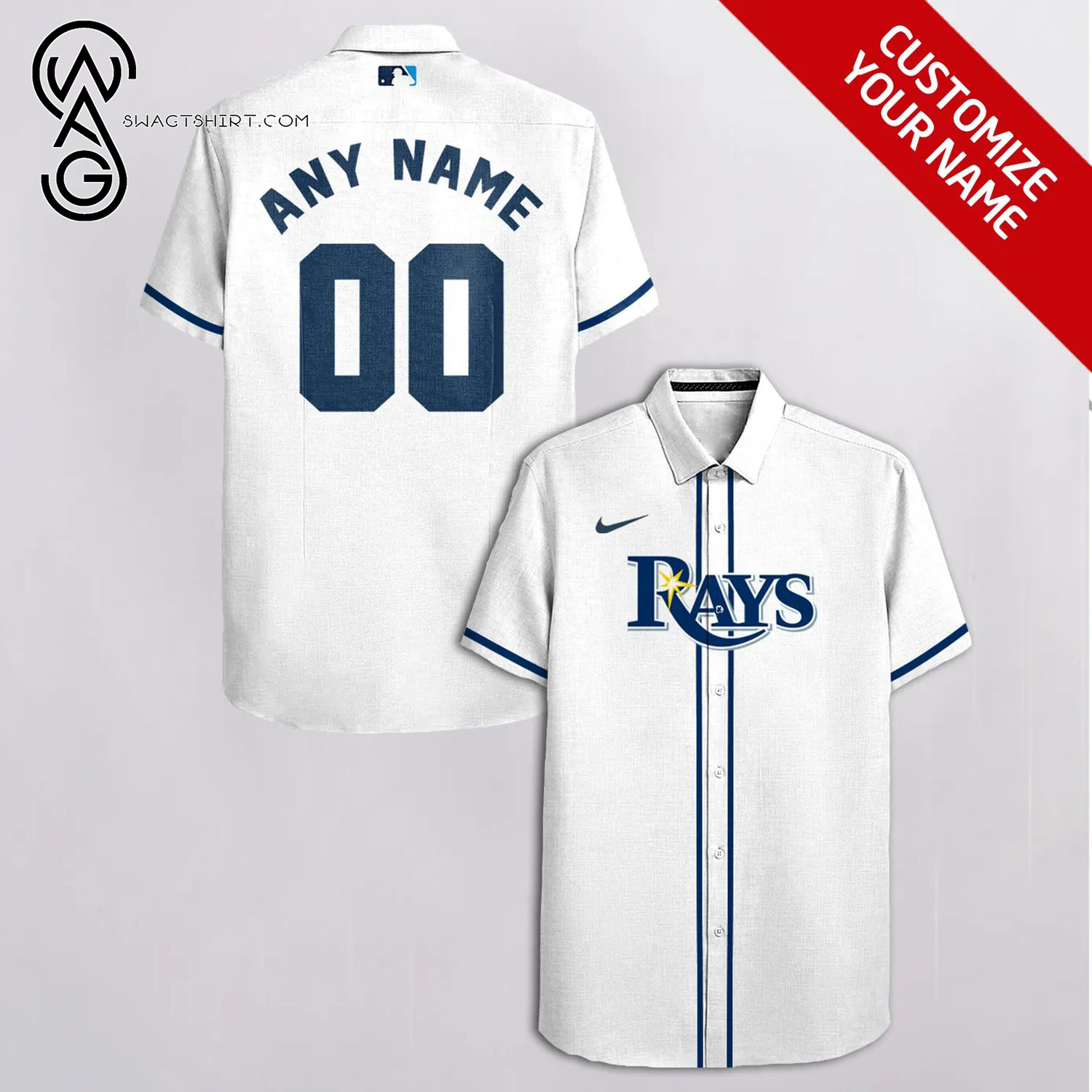 [Top Trending] Tampa Bay Rays For Fan Full Printing Personalized Hawaiian Shirt